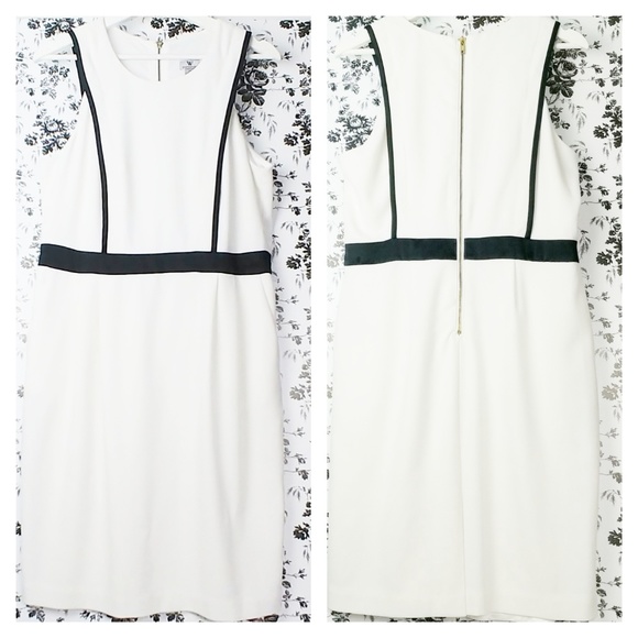Worthington Dresses & Skirts - Worthington white sheath with pockets dress sz 14